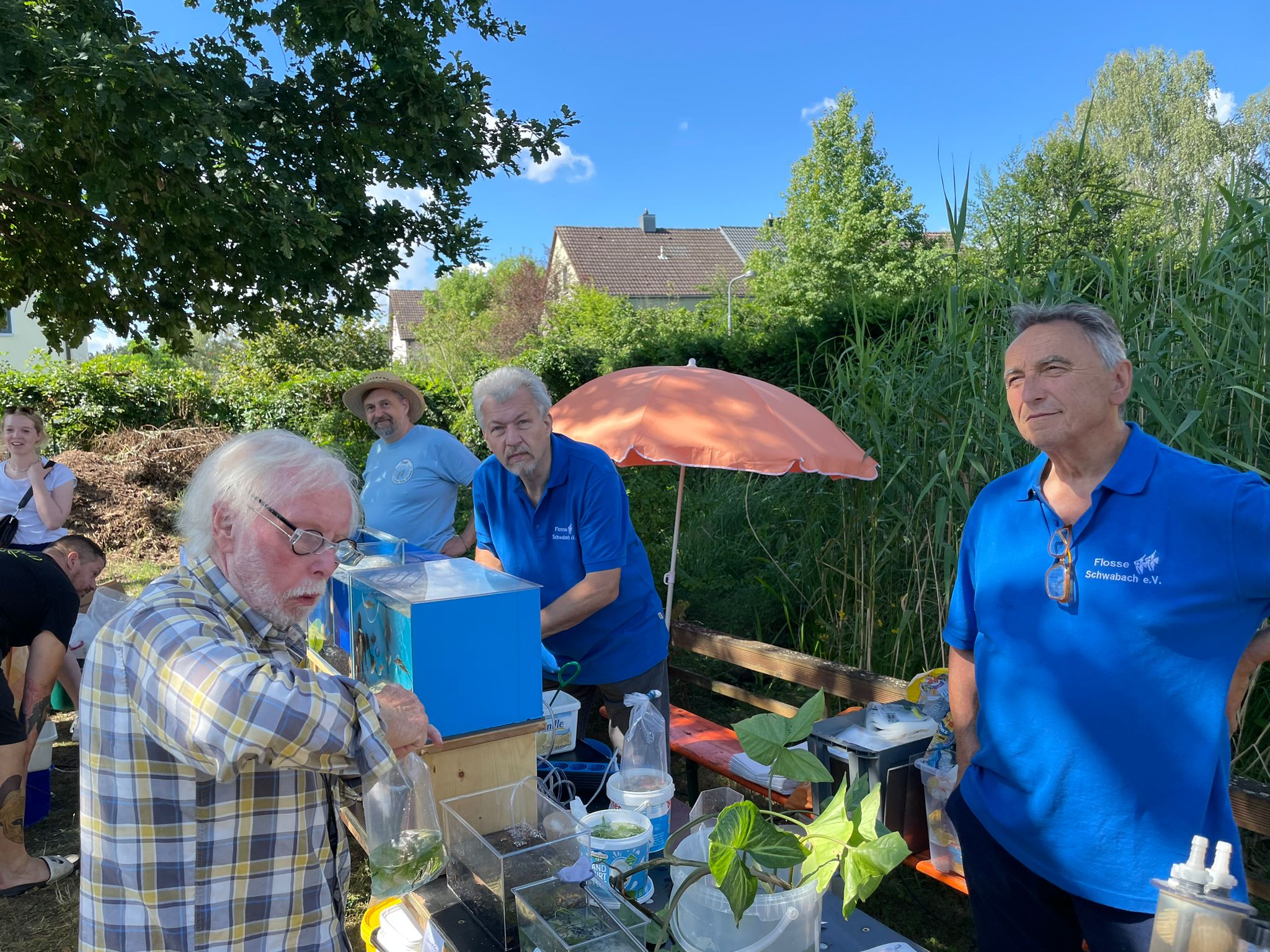 Fischbörse in Erlangen im Freien